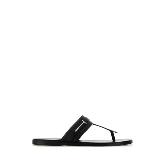 TOM FORD Other - Tom Ford Men Black Leather Thong Slippers